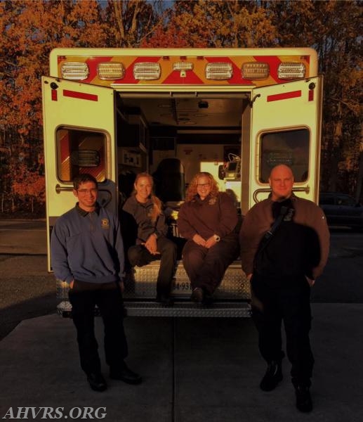 Ambulance Crew (Left to Right- Matt Tovar, Katie Abdalla, Shawna Hill, Joe Dietz)